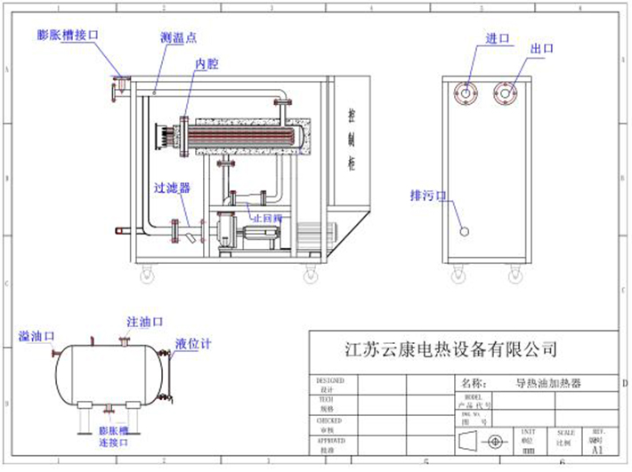 防爆導熱油電加熱器